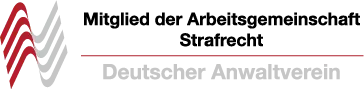 Logo „Mitglied der Arbeitsgemeinschaft Strafrecht"